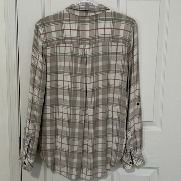 RW&CO Plaid Tunic Long Sleeves - Picture 4 of 7